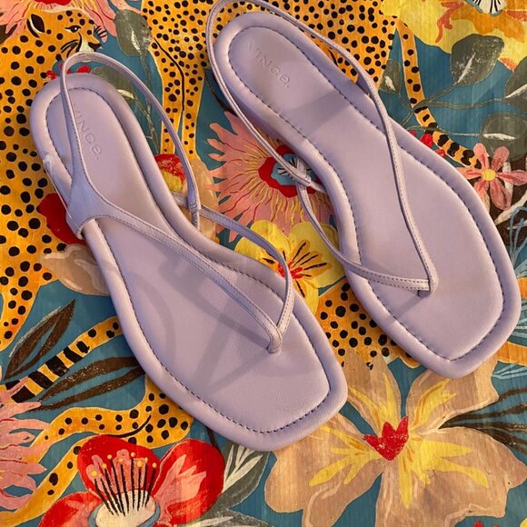 Vince Deana Flat Thong Sandals Size 8.5 - Picture 2 of 6